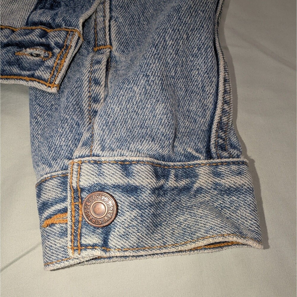 Vintage Levis 70507-0389 Denim Jean Jacket   - Size Medium - Picture 8 of 12